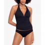 Beach Club Molded Cup Halter Tankini Top & Hipster Bikini Bottoms
