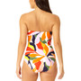 Women's Twist-Front Ruched-Waist Swimsuit