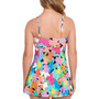 Women's Printed Tummy-Control Bow-Front Swimdress, Created For Macy's