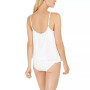 Layered Tankini Top & Shirred Bikini Bottoms