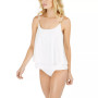 Layered Tankini Top & Shirred Bikini Bottoms