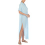 Women's Button-Down Maxi Dress Cover-Up