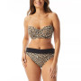 Women's Charisma Bra Sized Pleated Bikini Top & Bottoms