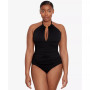 High-Neck One-Piece Swimsuit