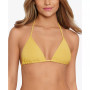 Women's Ribbed String Triangle Bikini Top, Created for Macy's