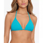 Women's Ribbed String Triangle Bikini Top, Created for Macy's