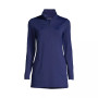 Women's Quarter Zip Long Sleeve Tunic Rash Guard Cover-up UPF 50 Sun Protection