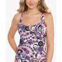 Juniors' Printed V-Wire Tankini Top, Created For Macy's