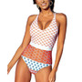 Women's Beautiful World Print One Piece Swimsuit