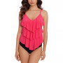 Rita Tiered Slimming Tankini Top & Bottoms