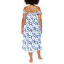 Trendy Plus Size Tropica Cover-Up Dress