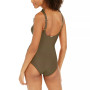 Ruffle Plunge Underwire Tummy Control One-Piece Swimsuit, Created for Macy's