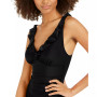 Ruffle Plunge Underwire Tummy Control One-Piece Swimsuit, Created for Macy's