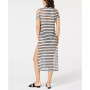 Crochet Striped Cold-Shoulder Cover-Up, Created for Macy's