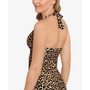 Juniors' Animal-Print Halter Tankini Top, Created For Macy's