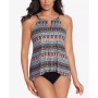 Nefertiti Printed Tankini Top & Bottoms