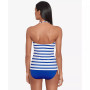 Women's Laced Striped Tankini & Hipster Bottoms