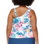 Trendy Plus Size Marita Floral Tankini Top