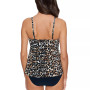 Women's Printed Chloe V-Neck Tiered Tankini Top & Bottoms