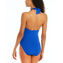 Women's Behind the Seams Shirred Halter One-Piece Swimsuit