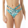 Riley Snake-Print Stappy Bikini Bottoms, Created for Macy's