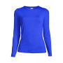 Women's Crew Neck Long Sleeve Rash Guard UPF 50 Sun Protection Modest Swim Tee