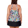 Plus Size Paisley-Print Tankini Top, High-Waist Bikini Bottoms, Swim Skirts & Swim Shorts, Created for Macy's