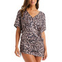 Women's Beach Cheetah-Print Cover-Up Caftan, Created for Macy's