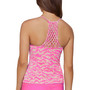 Juniors' Macrame-Back Camisole Tankini Top