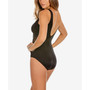 Illusionist Crossover Allover Slimming One-Piece Swimsuit