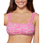Juniors' Tulum Square-Neck Bra Bikini Top
