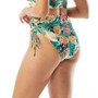 Women's Inspire Shirred High-Waist Bikini Bottoms