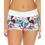 Juniors' Aloha Tropical-Print Swim Shorts