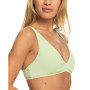 Juniors' Ribbed Love The Oceana V-Neck Bikini Top