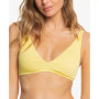 Juniors' Ribbed Love The Oceana V-Neck Bikini Top