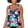 Plus Size Printed Sunny Isles Rimini Tankini Swim Top