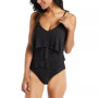 Women's Solid Citizen Tiered One-Piece Swimsuit