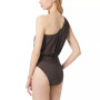 Women's One-Shoulder Blouson One-Piece Swimsuit