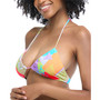 Women's Colorbox Luana Printed Halter Bikini Top