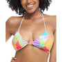 Women's Colorbox Luana Printed Halter Bikini Top