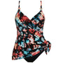 Women's Printed Willow V-Neck Swim Dress