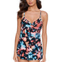 Women's Printed Willow V-Neck Swim Dress