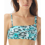 Snake-Print One Shoulder Bikini Top, Created for Macy's