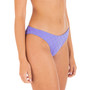 Women's Mini Check Textured Terry Cheeky Bikini Bottoms