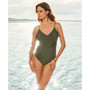 Isabel Slimming Ruffled Underwire One-Piece Swimsuit