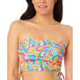 Juniors' Swirl Girl Lace-Up Side Cami Bikini Top, Created for Macy's