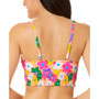 Juniors' Pressed Floral Smock-Front Cami Bikini Top, Created for Macy's