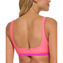 Women's Square-Neckline Colorblocked Bikini Top