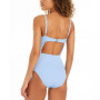 Women's Refresh Ribbed Cutout Bandeau One-Piece Swimsuit
