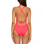 Women's Color Code Cutout One-Piece Swimsuit